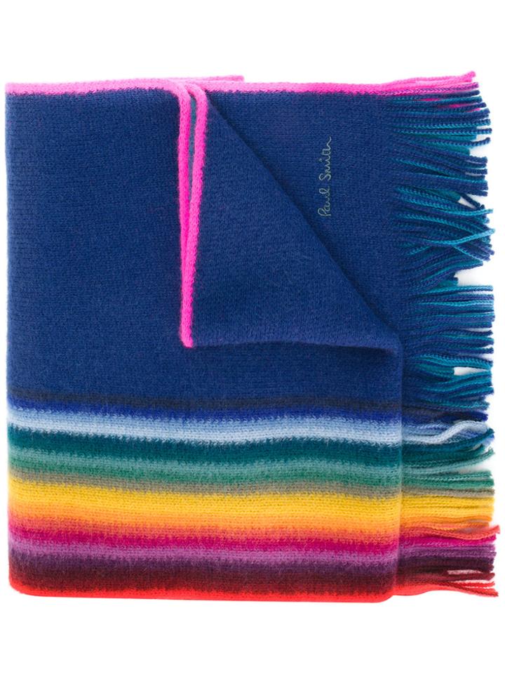 Paul Smith Striped Scarf - Multicolour