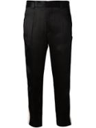 Haider Ackermann Cropped Trousers, Women's, Size: 40, Black, Silk/cotton/rayon