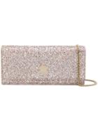 Jimmy Choo Fie Glitter Clutch Bag - Pink & Purple