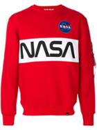 Alpha Industries Printed Sweatshirt - Red