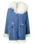 Calvin Klein 205w39nyc Oversized Hooded Parka - Blue