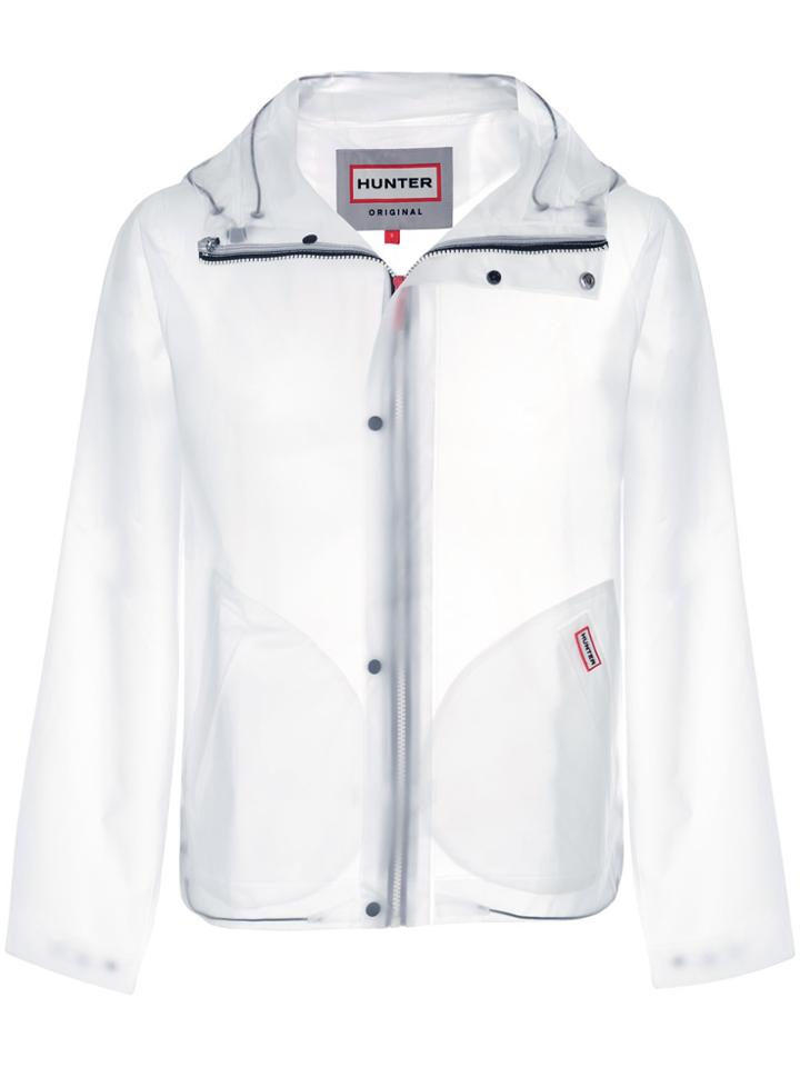 Hunter Transparent Zip-up Jacket - Nude & Neutrals