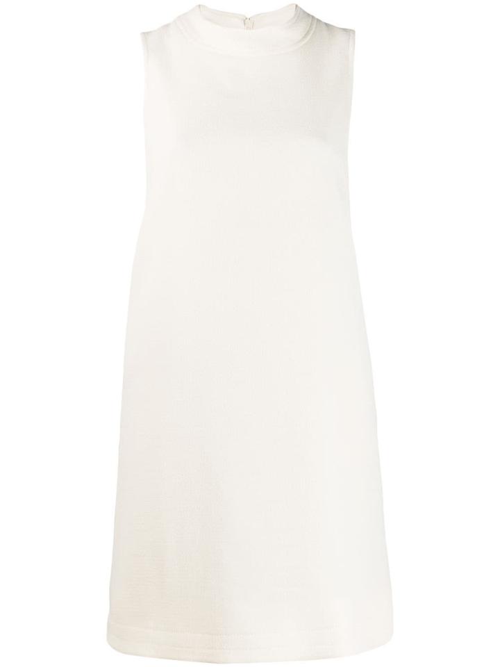 L'autre Chose Sleeveless Shift Dress - White