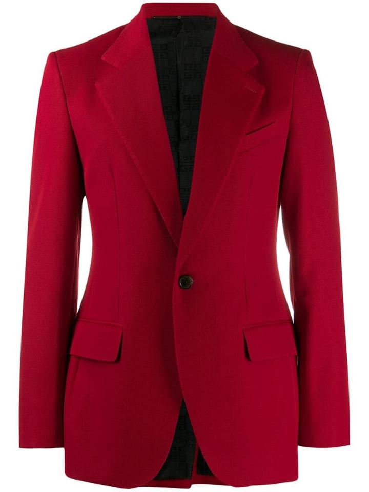 Givenchy Fitted Blazer - Red