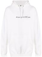 F.a.m.t. All You Need Is Less Hoodie - White