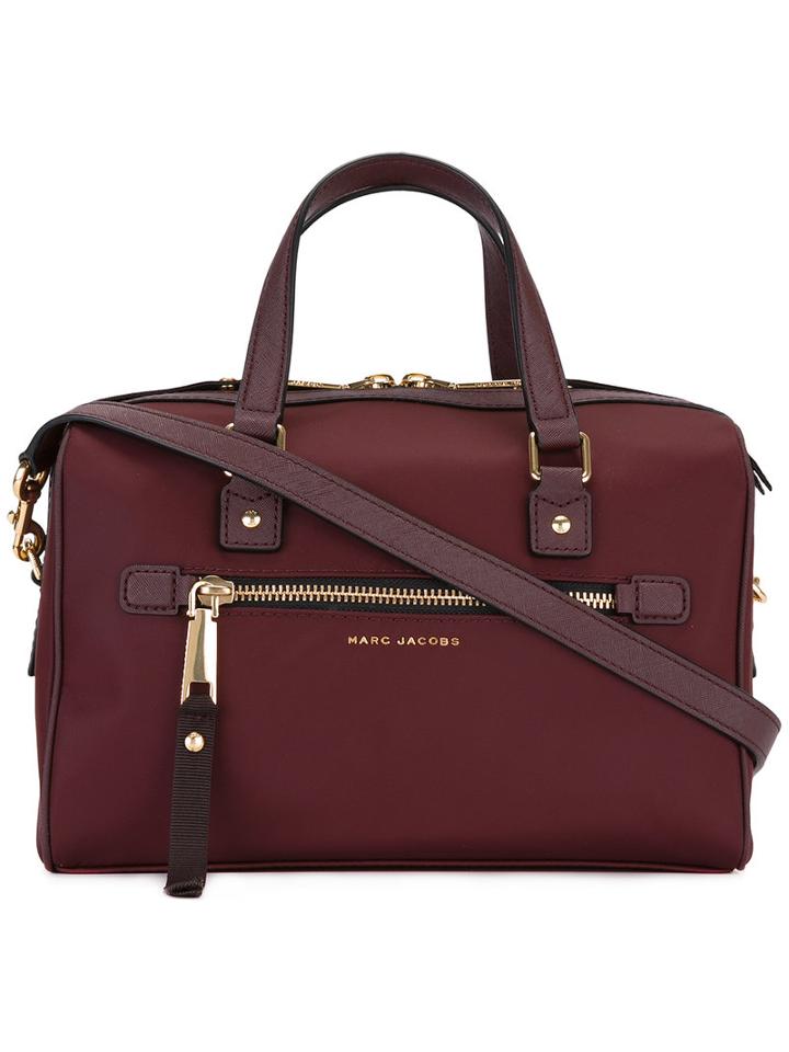 Marc Jacobs Trooper Bauletto Tote, Red, Leather/nylon