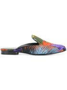 Versace Floral Slip-on Loafers - Multicolour