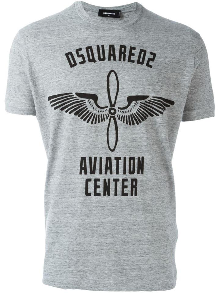 Dsquared2 'aviation Centre' Print T-shirt