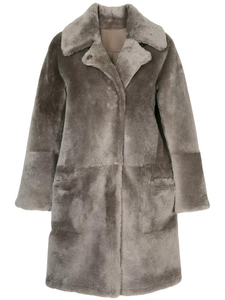 Sylvie Schimmel Reversible Fur Coat - Brown