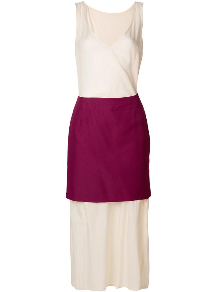 Comme Des Garçons Vintage Deconstructed Dress - Nude & Neutrals