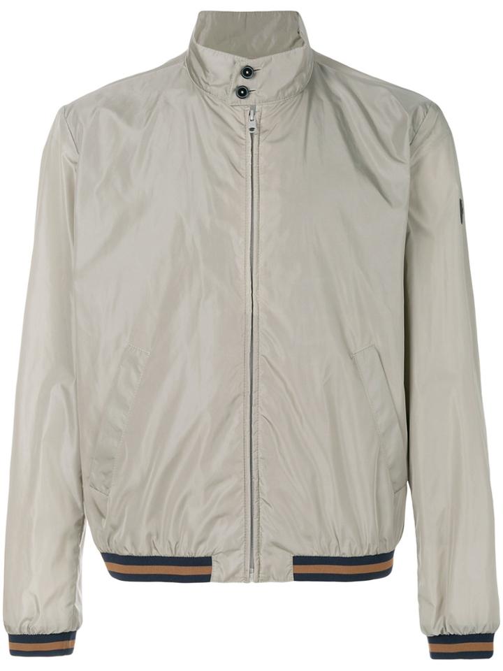 Fay Classic Bomber Jacket - Grey