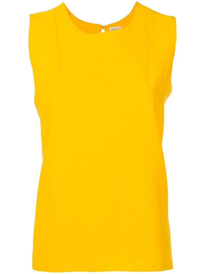 Maison Rabih Kayrouz Sleeveless Shift Top - Yellow