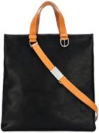 Maison Margiela Contrast Handle Tote, Women's, Black