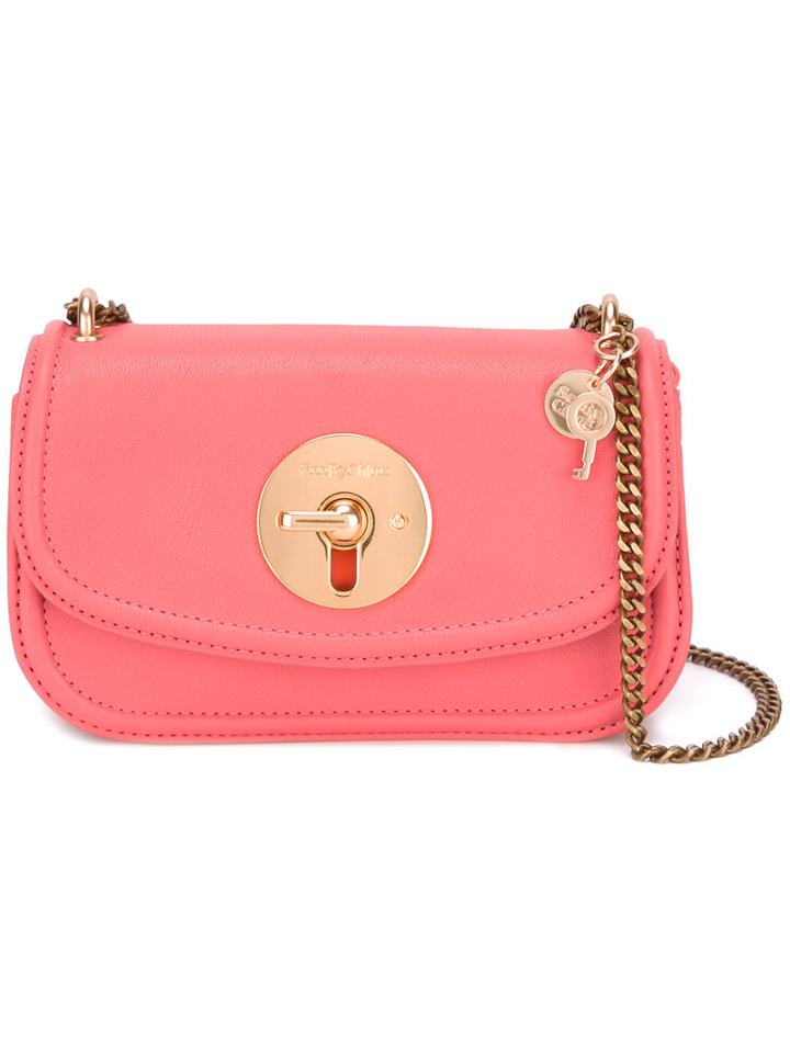 See By Chloé Lois Cross-body Bag, Women's, Pink/purple, Leather