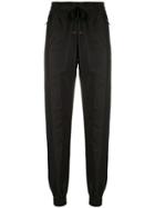 Moncler Elasticated Trim Track Pants - Black