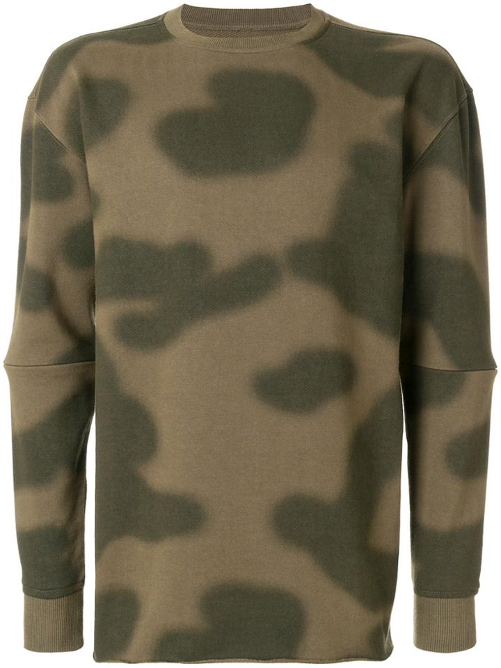 Maharishi Oversized Camouflage Sweatshirt - Green