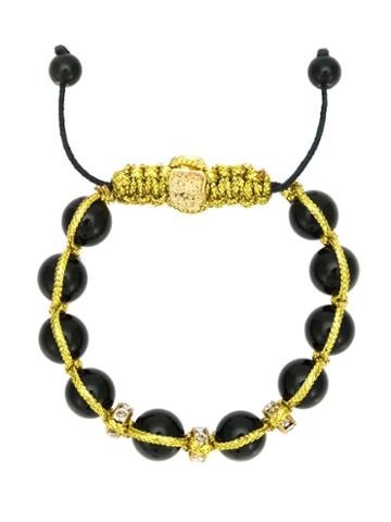 Francesca Romana Diana Embellished Bracelet, Women's, Black