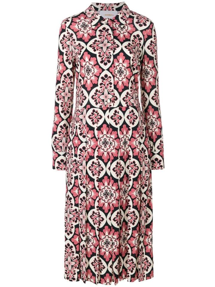 La Doublej Chemisier Palazzo Rosa Dress - Pink