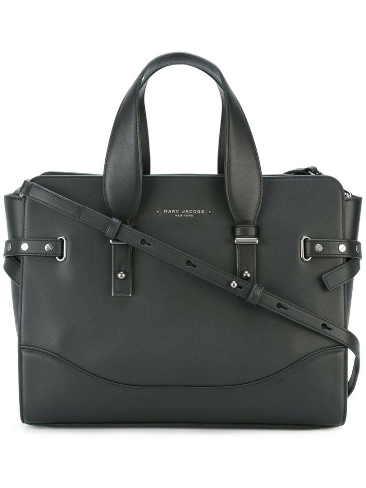 Marc Jacobs Small The Rivet Tote Bag, Women's, Black, Leather