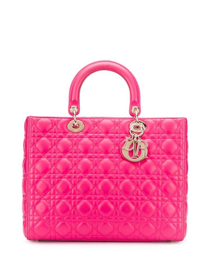 Christian Dior Pre-owned 2000's Lady Dior Tote Bag - Pink