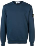 Stone Island Crewneck Sweatshirt - Blue