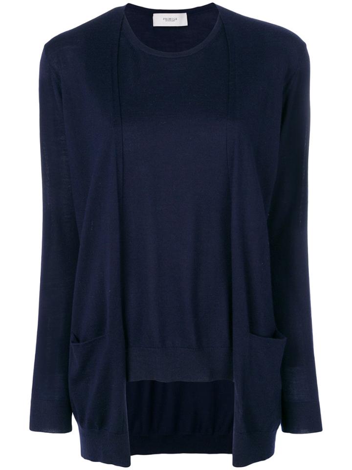 Pringle Of Scotland Twinset Top - Blue