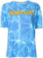 Filles A Papa Splash Print T-shirt - Blue
