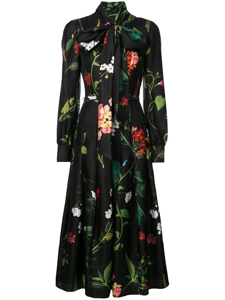 Oscar De La Renta Oscar De La Renta 19rn280bkwblm Black Multi Natural