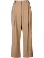 3.1 Phillip Lim Loose Fit Trousers - Brown