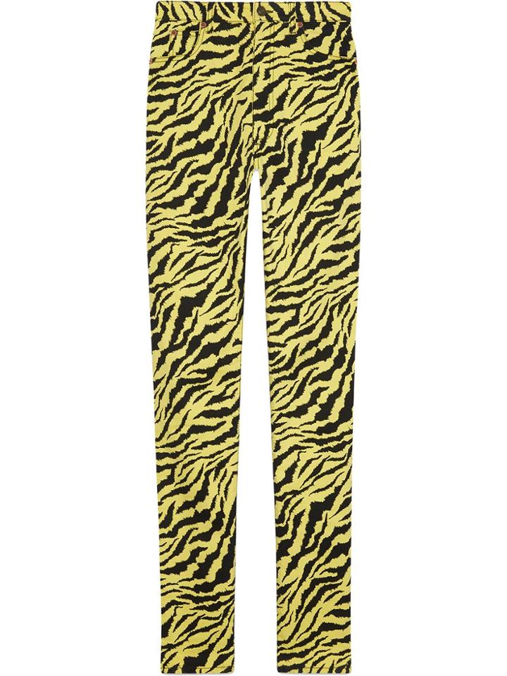 Gucci Denim Skinny Pant - Yellow