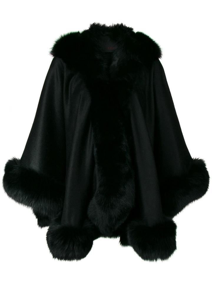 Liska Short Cape Jacket - Black