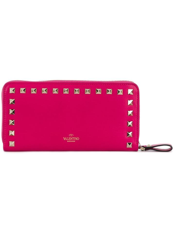 Valentino Rockstud Wallet - Pink