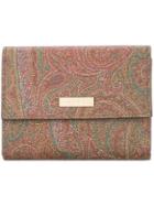 Etro Trifold Wallet - Brown