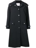 Mackintosh Hooded Rain Coat - Black