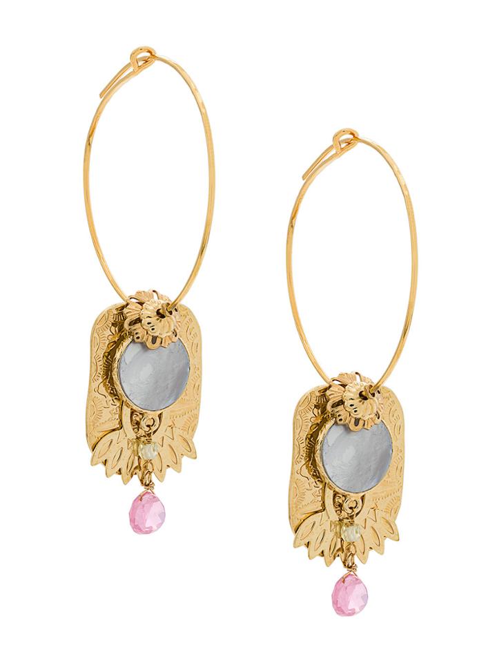 Gas Bijoux Eldorado Hoop Earrings - Metallic