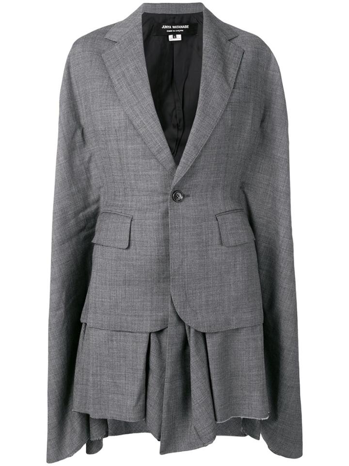 Junya Watanabe Asymmetric Blazer Dress - Grey
