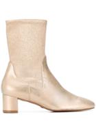 Stuart Weitzman Ernest Ankle Boots - Gold