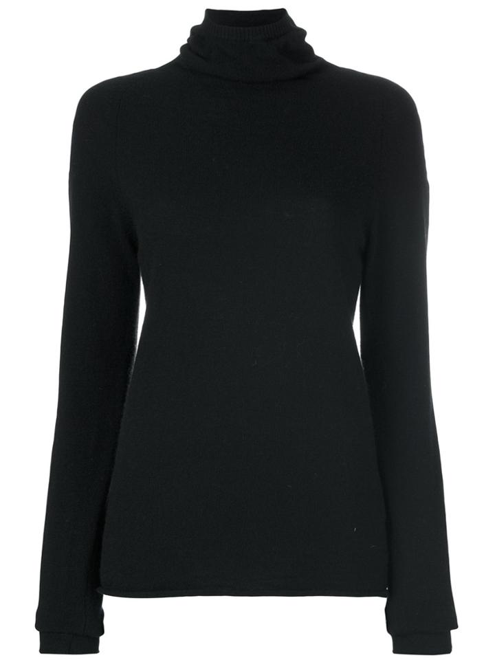 Lost & Found Ria Dunn Funnel Neck Jumper - Black