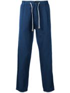 Eleventy Casual Straight Leg Trousers - Blue