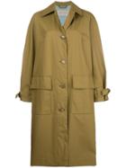 Christian Wijnants Oversized Long Coat - Brown