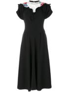 Vivetta Floral Lace Corset Dress - Black