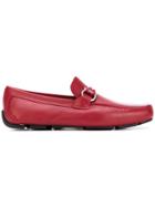 Salvatore Ferragamo Front Driver Moccasins - Red