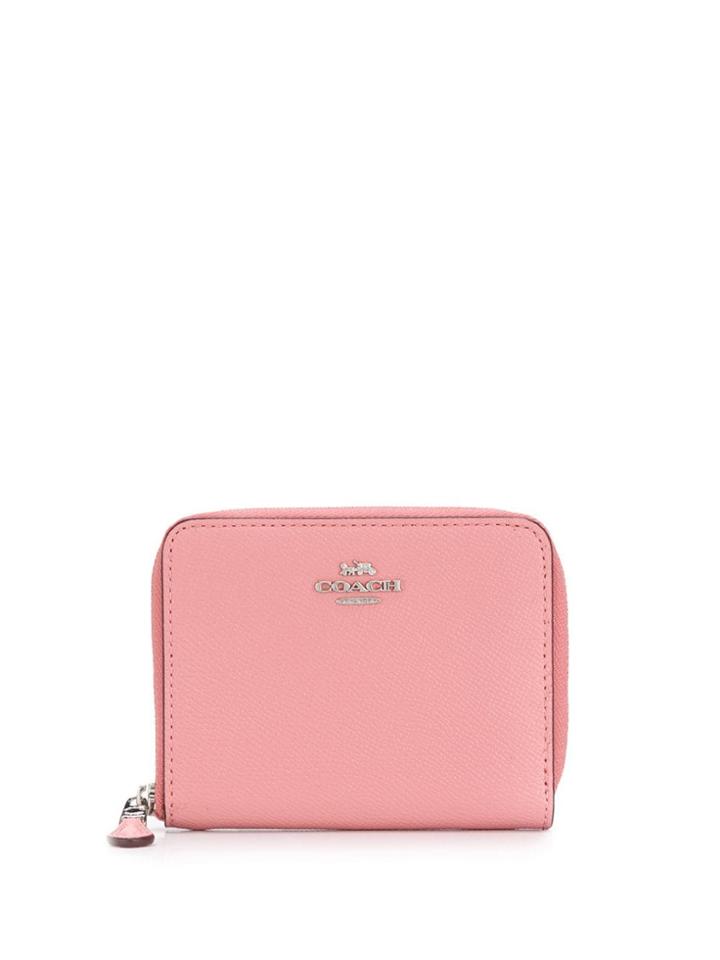 Coach Small Zip Around Wallet - Pink