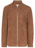 Stand Studio Adon Suede Shirt Jacket - Brown