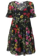 Blugirl Floral Print Dress - Black