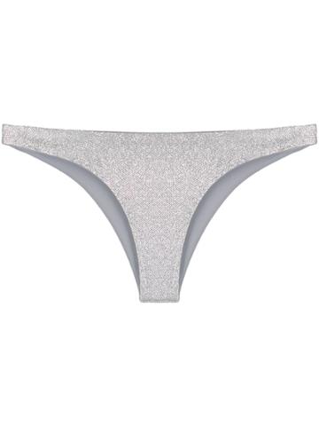 Danielle Guizio Lure Bikini Bottoms - Silver