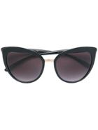 Dolce & Gabbana Eyewear Cat-eyed Frame Sunglasses - Black