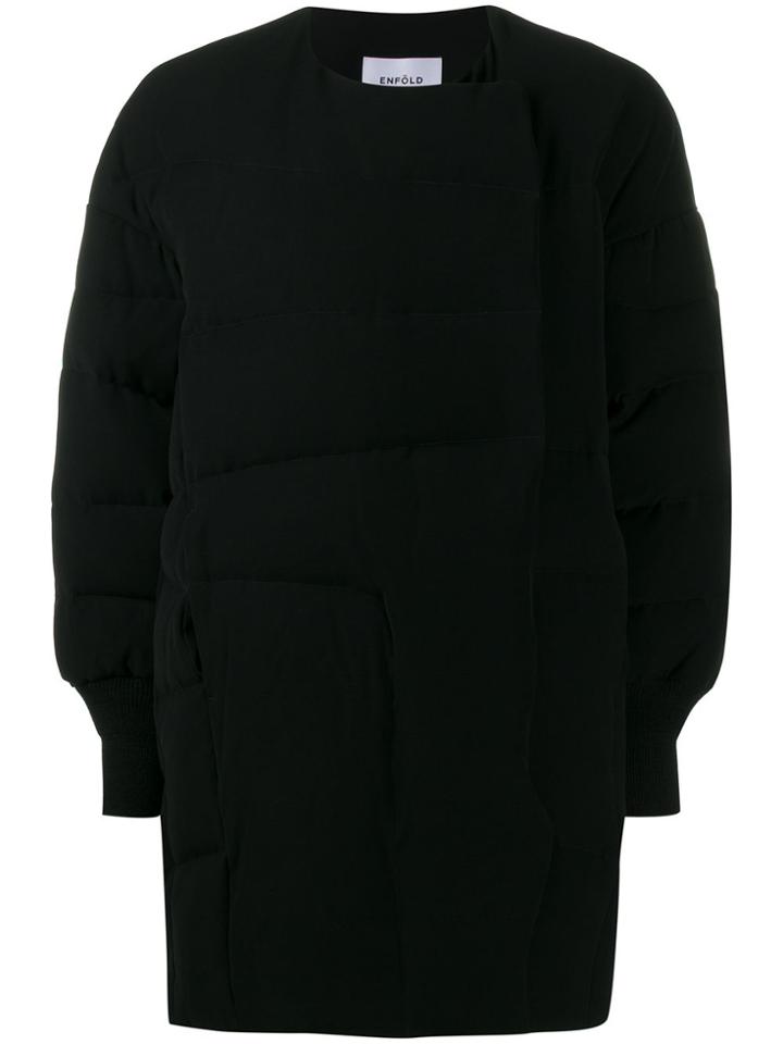 Enföld Oversized Down Coat - Black