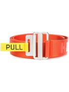 Heron Preston Logo Print Belt - Orange