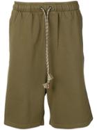 Qasimi Elasticated Track Shorts - Green